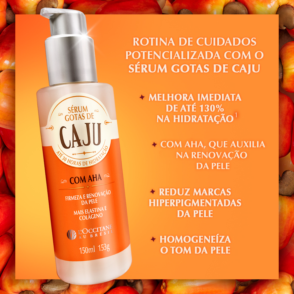 SusumuGuerlain L’Instant de Gue 50ml Sérum Gotas de Caju 150ml | L'Occitane au Brésil